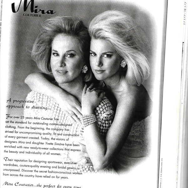 Mira Couture Print Ad 1994