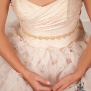 Justine M Couture Jessica Sash Gold Accessories Chicago