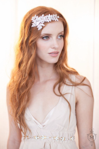 Justine M Couture Rose Petal Tea Headband Accessories Chicago