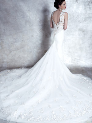 14125X Stephen Yearick Mira Couture Wedding Bridal Gown Chicago