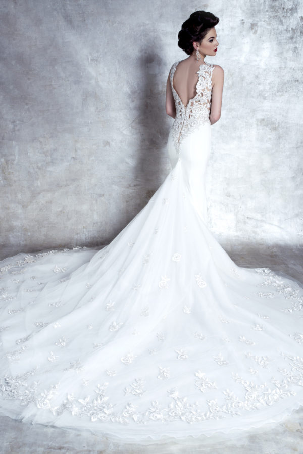 14125X Stephen Yearick Mira Couture Wedding Bridal Gown Chicago