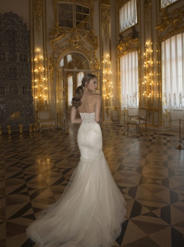 Mira Couture Netta Benshabu Bridal Gown Chicago 1505 Back