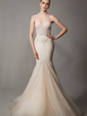 Mira Couture Netta Benshabu Bridal Gown Chicago 1505 Front