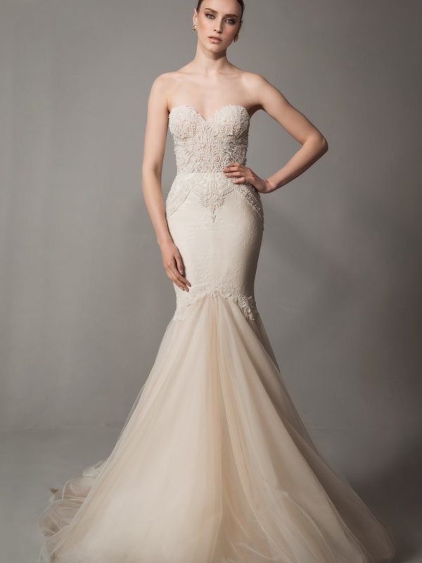 Mira Couture Netta Benshabu Bridal Gown Chicago 1505 Front