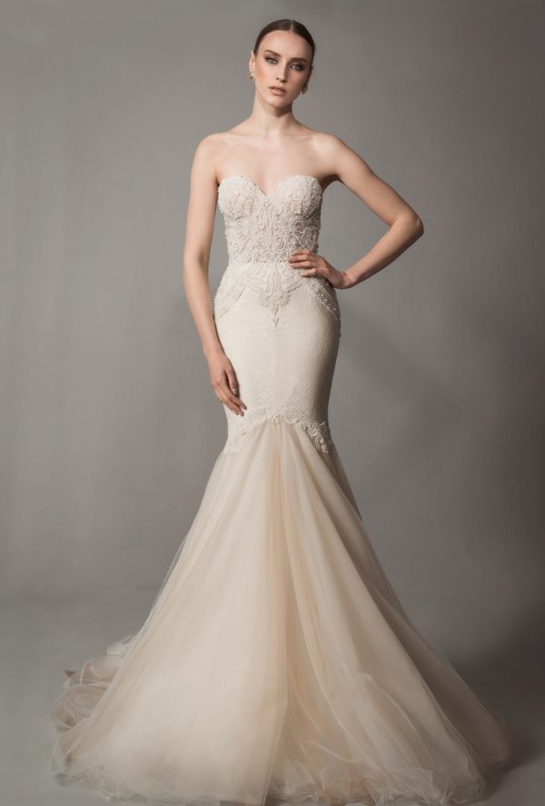Mira Couture Netta Benshabu Bridal Gown Chicago 1505 Front