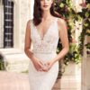 mira couture paloma blanca 4746 wedding bridal dress gown chicago boutique detail