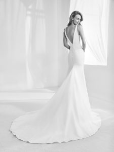 Mira Couture Atelier Pronovias Racimo Wedding Bridal Gown Dress Chicago Boutique Back