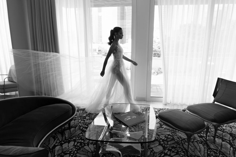 Mira Couture Elihav Sasson VJ011 Wedding Gown Bridal Dress Chicago Boutique Full Walking