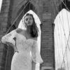 Mira Couture Flora Serah Wedding Gown Bridal Dress Chicago Boutique Front Detail