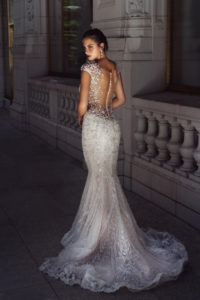 Mira Couture Stephen Yearick 14240 Wedding Dress Bridal Gown Chicago Boutique Back