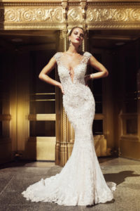 Mira Couture Stephen Yearick 14240 Wedding Dress Bridal Gown Chicago Boutique Front