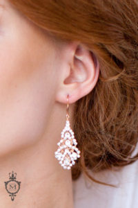 Mira Couture Justine M Couture Amelie Earrings Chicago Boutique Detail