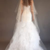 Mira Couture Justine M Couture Lemonade Bridal Veil Chicago Boutique Back Full