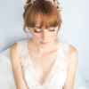 Bridal look with Sea Sprite Diadem from Chicago boutique