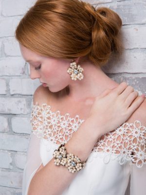 Mira Couture Maria Elena 9959 Bracelet Earrings Chicago Boutique