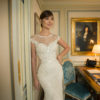 Mira Couture Netta Benshabu Abigail Wedding Dress Bridal Gown Chicago Boutique Front