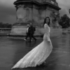 Mira Couture Netta Benshabu Elinore Wedding Dress Bridal Gown Chicago Boutique Black and White