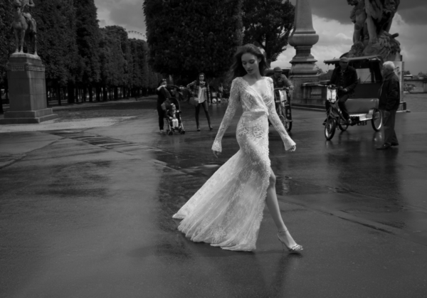 Mira Couture Netta Benshabu Elinore Wedding Dress Bridal Gown Chicago Boutique Long Sleeve