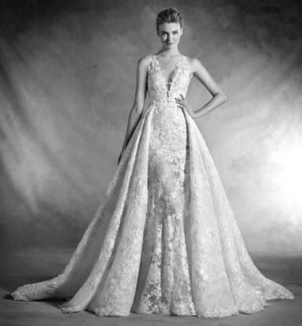 Mira Couture Atelier Pronovias Nilay Wedding Dress Bridal Gown Chicago Boutique Front