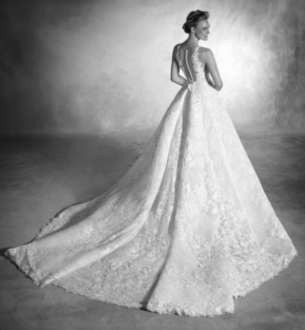 Mira Couture Atelier Pronovias Nilay Wedding Dress Bridal Gown Chicago Boutique Back