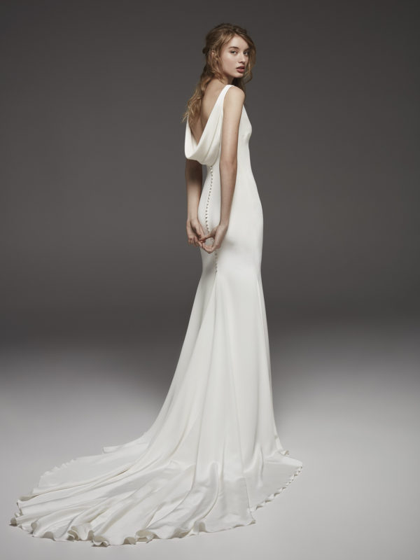 Mira Couture Atelier Pronovias Hispalis Wedding Dress Bridal Gown Back