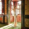 Mira Couture Solo Merav Izabella Wedding Dress Bridal Gown Chicago Boutique Back