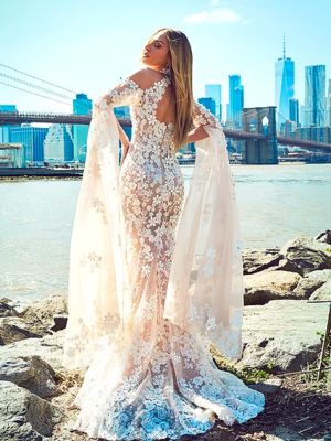 Mira Couture Stephen Yearick 14307 Wedding Dress Bridal Gown Chicago Boutique Back