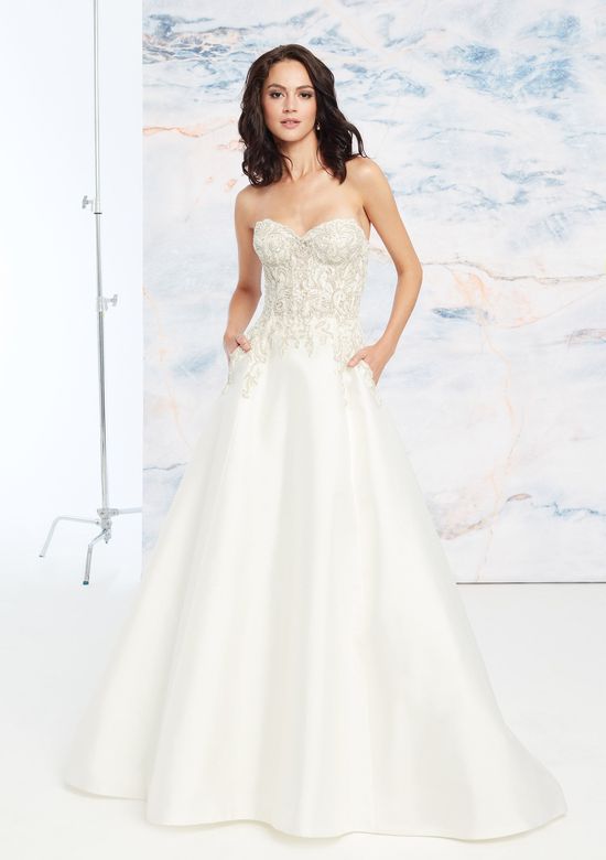 Mira Couture Justin Alexander Signature Aspen Wedding Dress Bridal Gown Front