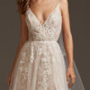 Mira Couture Pronovias Hyperion Wedding Dress Bridal Gown Barcelona Designer Chicago Boutique Front Detail