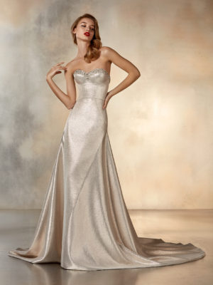 Mira Couture Pronovias Rising Wedding Dress Bridal Gown Barcelona Designer Chicago Boutique