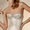Mira Couture Pronovias Rising Wedding Dress Bridal Gown Barcelona Designer Chicago Boutique Front Detail
