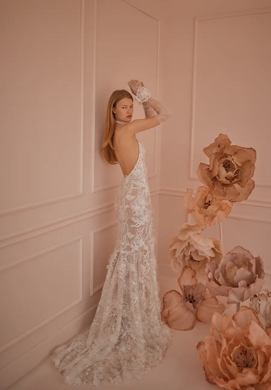 Lilac by Eisen Stein wedding dress in Chicago