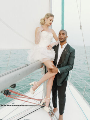 Pearl Custom Bridal Mini by Mira Couture