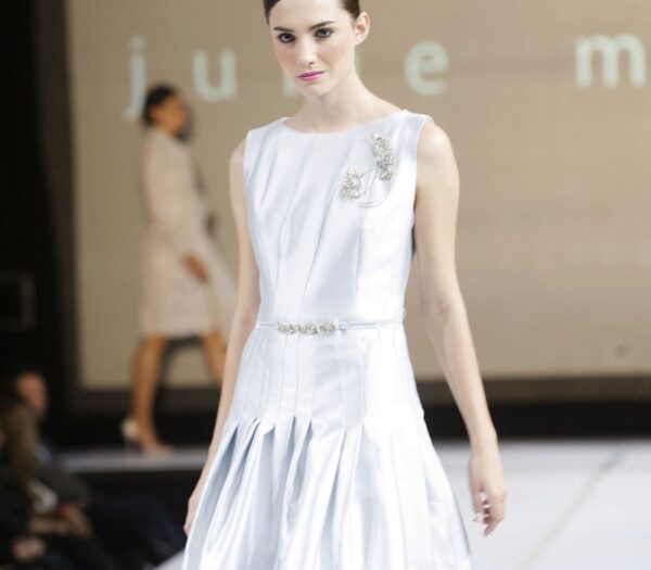 Short Silk & Wool Dress