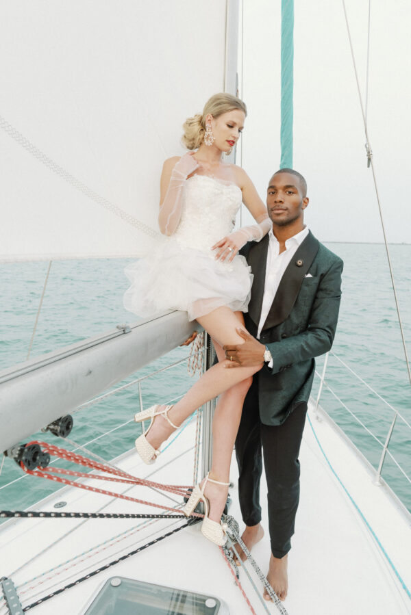 Pearl Custom Bridal Mini by Mira Couture