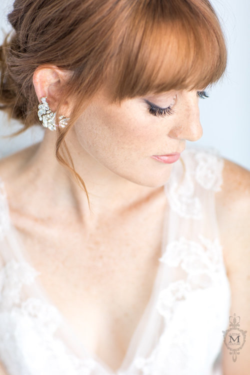 Cedar Wood Earrings by Justine M Couture